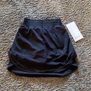 LULULEMON Black Hotty Hot HR Skirt *Long